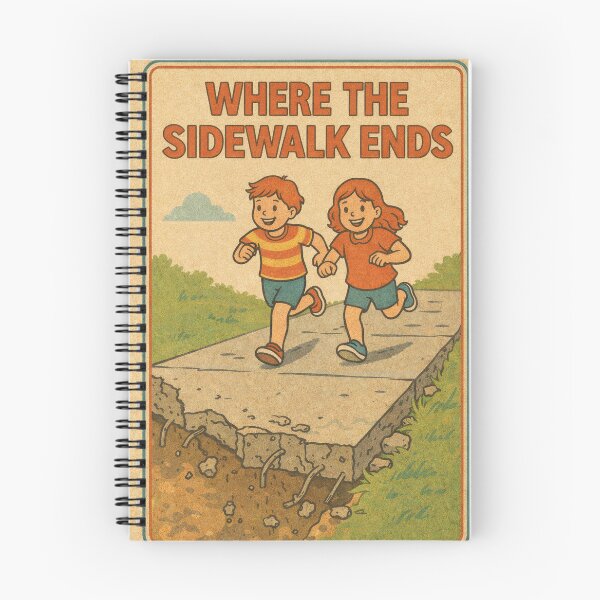 Item preview, WHERE THE SIDEWALK ENDS designed and sold by The Turbulent Architect.