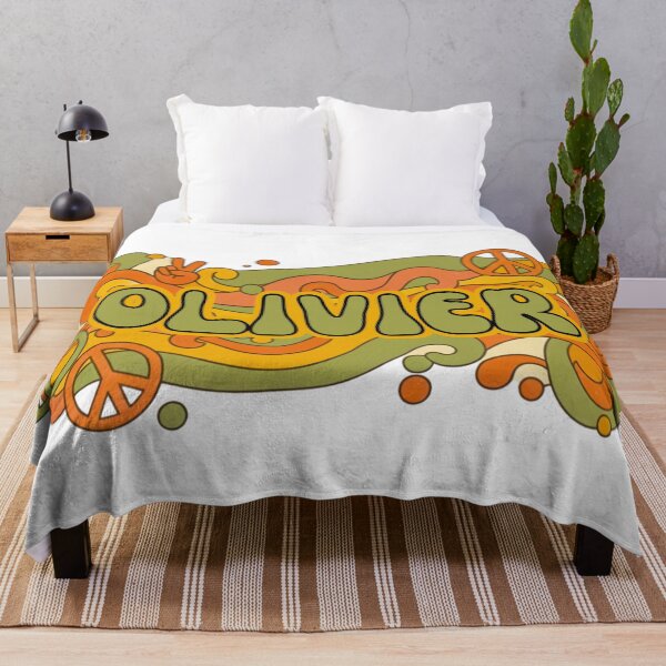 Item preview, Olivier - Retro 70s Groovy Hippie Name designed and sold by MBBialyPiksel.
