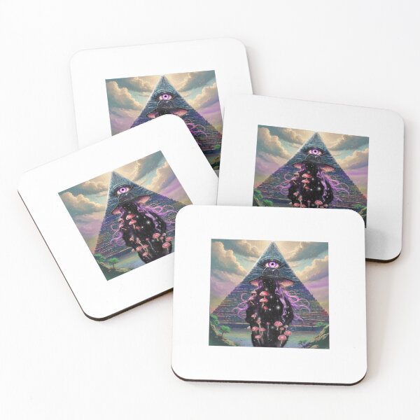 Item preview, Psychedelic Mushroom Pyramid Eye Witch designed and sold by Navimae.