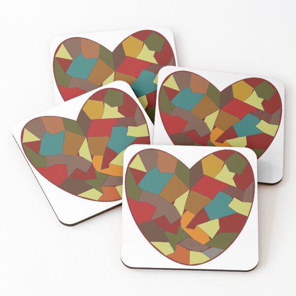 Item preview, Heart Mosaic designed and sold by VanillaVicArt.