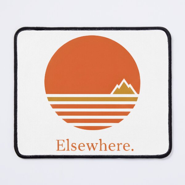 Item preview, Elsewhere – Minimalist sunset design with mountains designed and sold by Fuechse.