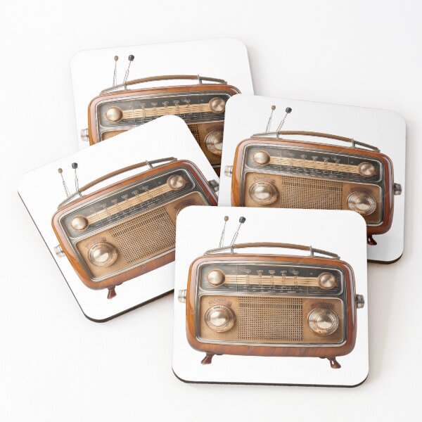 Item preview, Vintage Radio Photograph – Retro Mid-Century Audio Design designed and sold by PIXEL POP DESIGNS - Beyond the Norm!.