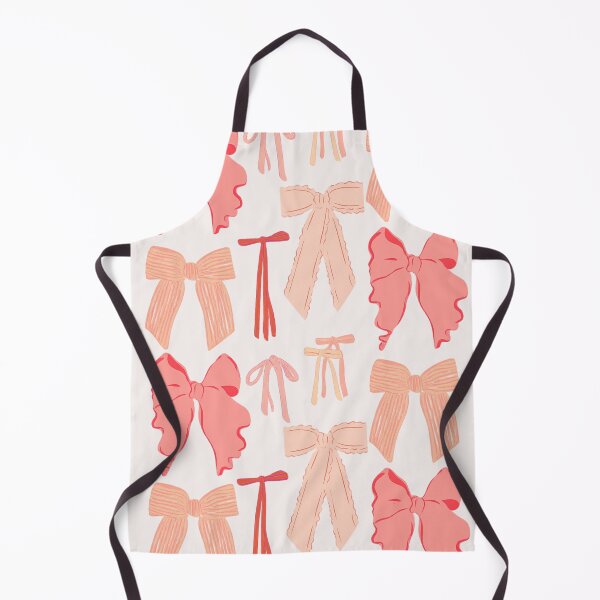 Item preview, Preppy Bow Collage - Pastel Orange designed and sold by SaltedBeachPaperie.