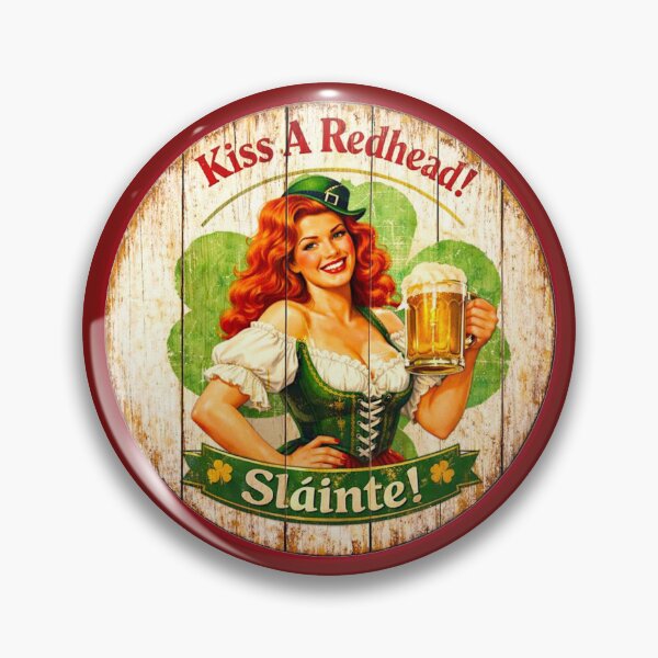 Item preview, Kiss A Redhead! designed and sold by Normbot2000.