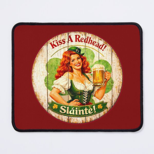 Item preview, Kiss A Redhead! designed and sold by Normbot2000.