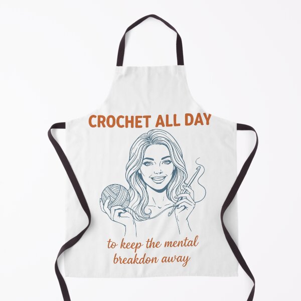 Item preview, Crochet Lover Crochet All Day To Keep Mental designed and sold by LuminOrb.