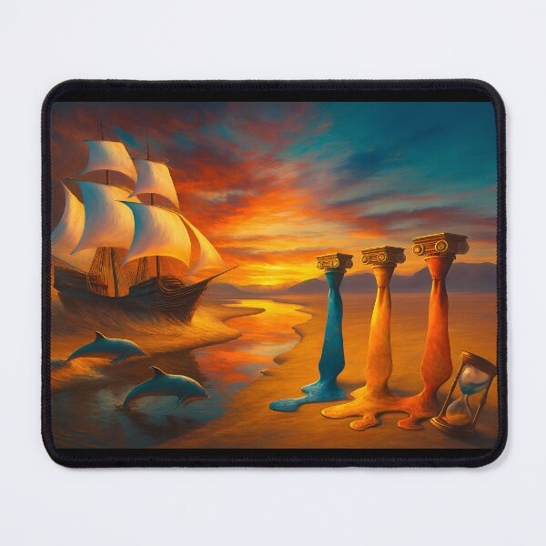 Item preview, Lost in Time: Spanish Galleon Sailing the Surreal Dreamscape Desert designed and sold by WilderRoads.