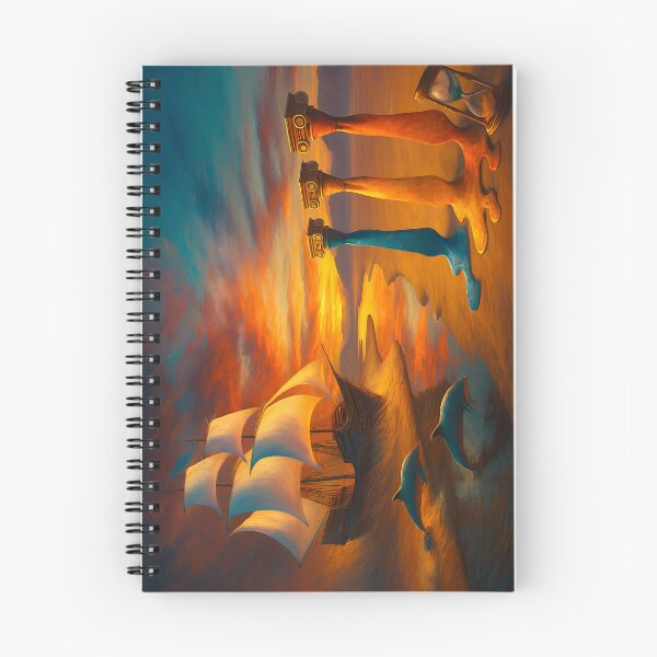 Item preview, Lost in Time: Spanish Galleon Sailing the Surreal Dreamscape Desert designed and sold by WilderRoads.