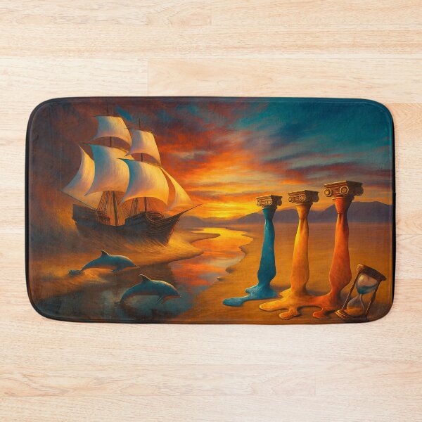 Item preview, Lost in Time: Spanish Galleon Sailing the Surreal Dreamscape Desert designed and sold by WilderRoads.