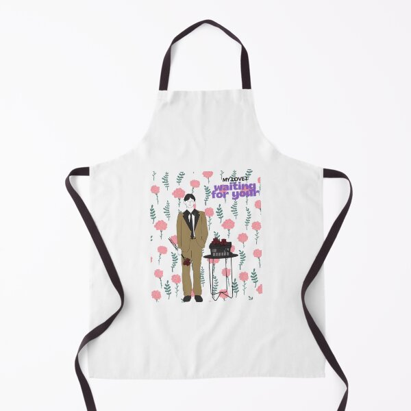 Item preview, Waiting For You Romantic Boy with Pink Flowers Illustration. designed and sold by PhantomArtStore.