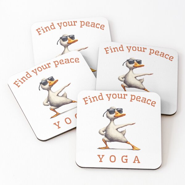 Item preview, yoga find your peace, funny gift  designed and sold by ARTProject79.
