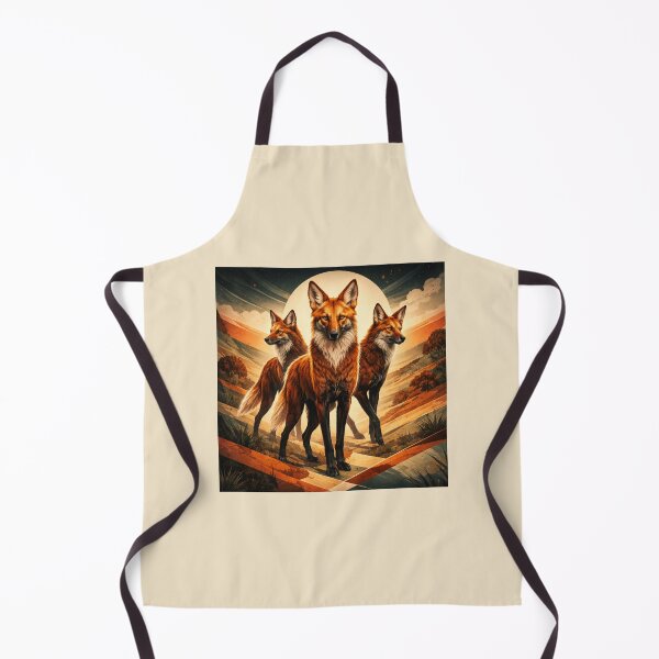 Item preview, Maned Wolves – Wardens of the Horizon designed and sold by GeoWild Designs.