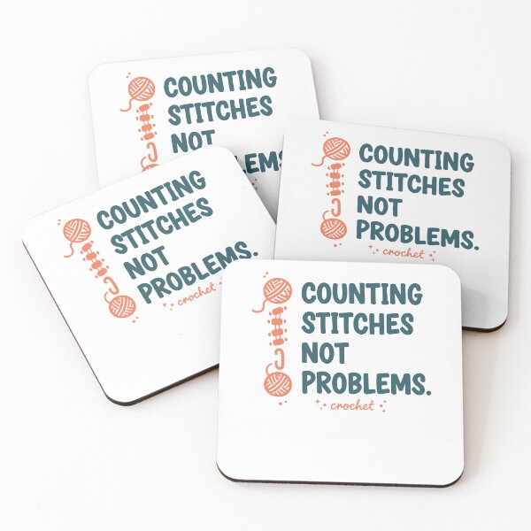 Item preview, Counting Stitches Not Problems Crochet Lover designed and sold by LuminOrb.