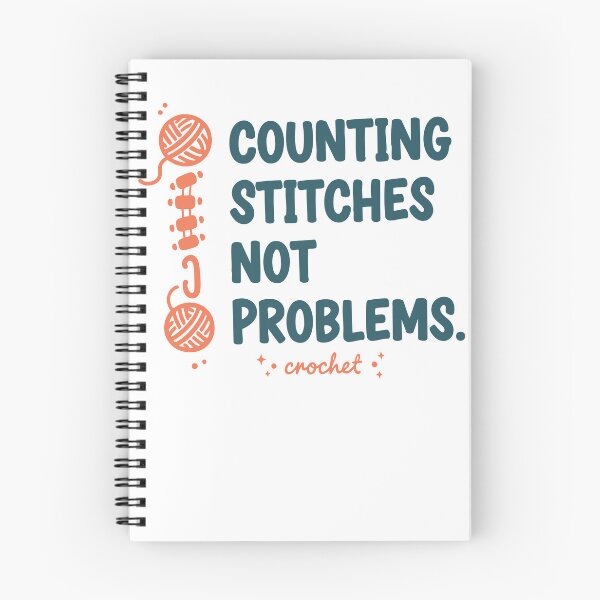 Item preview, Counting Stitches Not Problems Crochet Lover designed and sold by LuminOrb.