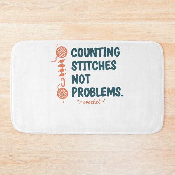 Item preview, Counting Stitches Not Problems Crochet Lover designed and sold by LuminOrb.