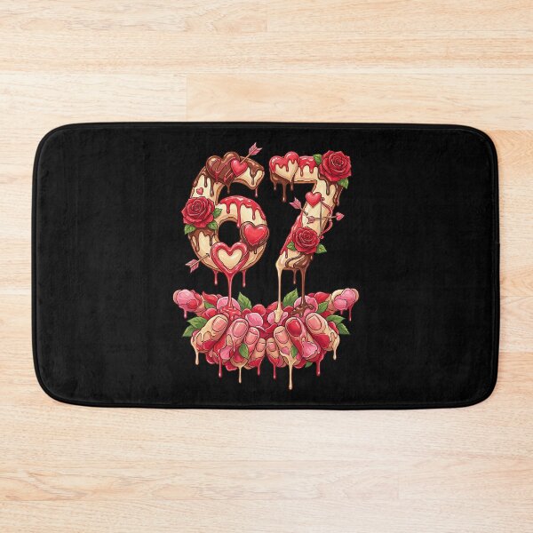 Item preview, 67 Valentine'S Day Six Seven Meme  designed and sold by BaidenNeta.
