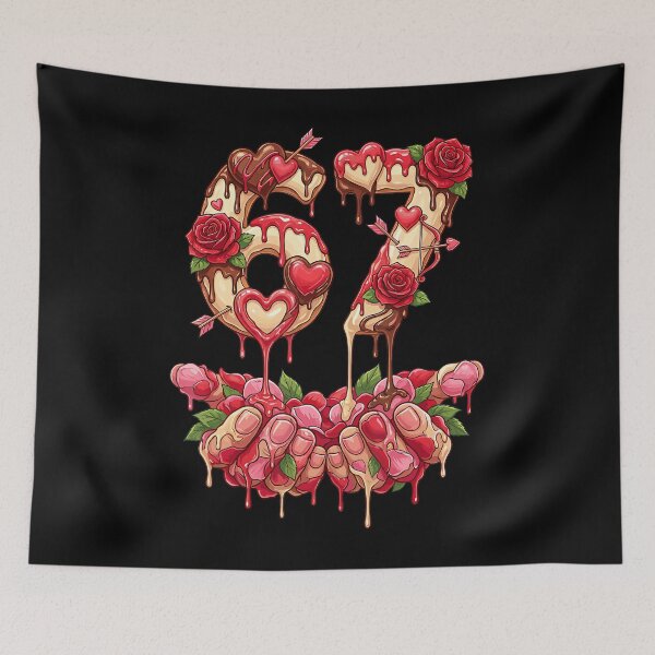 Item preview, 67 Valentine'S Day Six Seven Meme  designed and sold by BaidenNeta.