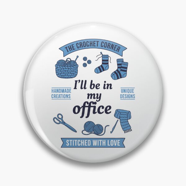 Item preview, Funny Crochet Lover Ill Be In My Office Crochet designed and sold by LuminOrb.