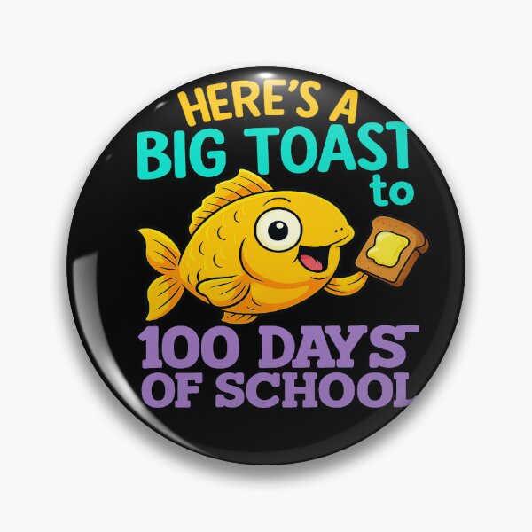 Item preview, kindergarten 100 days  preschool 100 days cute fish typography vector art designed and sold by  Mudikeys.