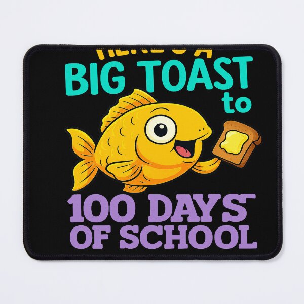 Item preview, kindergarten 100 days  preschool 100 days cute fish typography vector art designed and sold by  Mudikeys.
