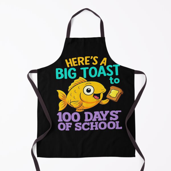 Item preview, kindergarten 100 days preschool 100 days cute fish typography vector art designed and sold by Mudikeys.