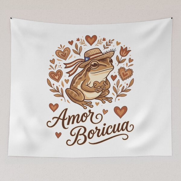 Item preview, Amor Boricua Coqu Frog Puerto Rican Love Valentine'S designed and sold by BaidenNeta.