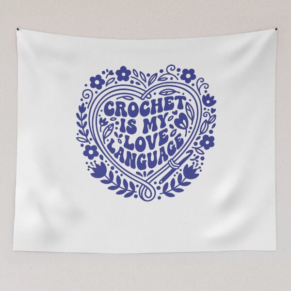 Item preview, Crochet Is My Love Language Funny Crochet Lovers designed and sold by LuminOrb.
