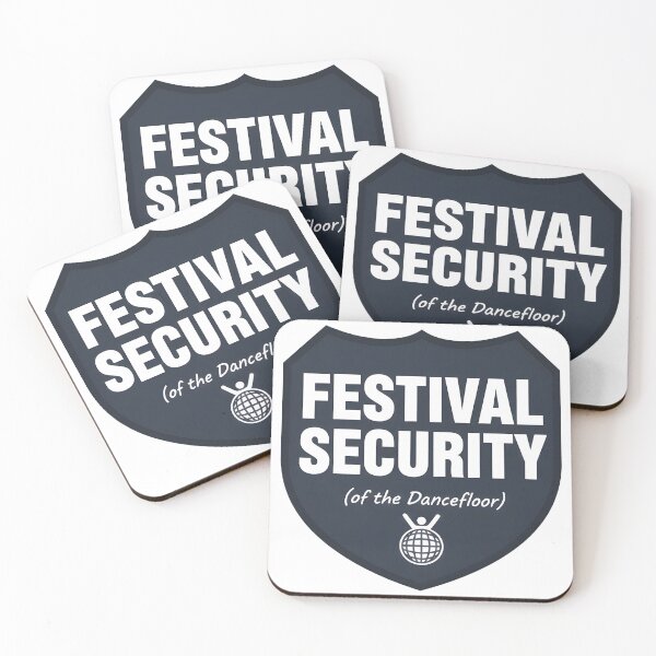 Item preview, Festival Security of the Dancefloor – Fun Party Crest Design designed and sold by Fuechse.