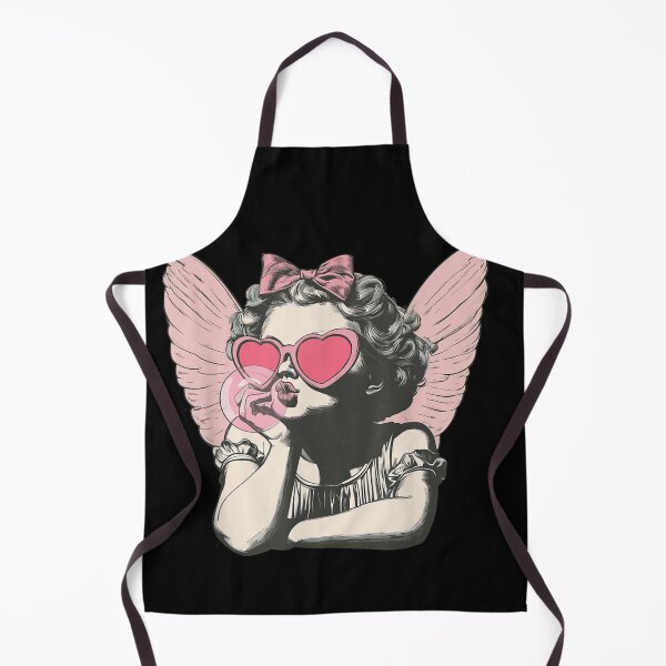 Item preview, Retro Cupid Valentine Day Cute Vintage Cupid Blowing Bubble  designed and sold by tarikusa02.