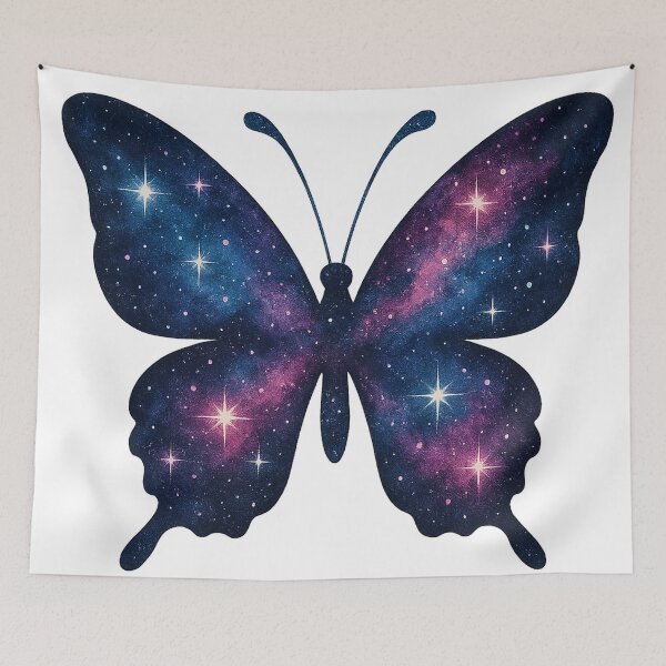 Item preview, Galaxy Butterfly Cosmic Art designed and sold by chromatalove.
