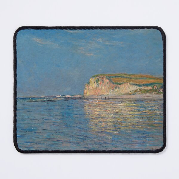 Item preview, Low Tide at Pourville Near Dieppe by Claude Monet: Coastal Impressionist Poster designed and sold by artofuniverse.