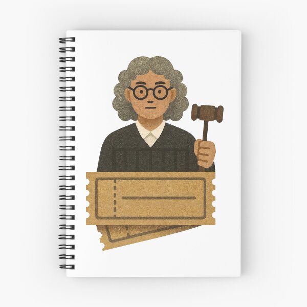 Item preview, Judge With Gavel And Vintage Admission Tickets On Black Background designed and sold by Creative88Art.