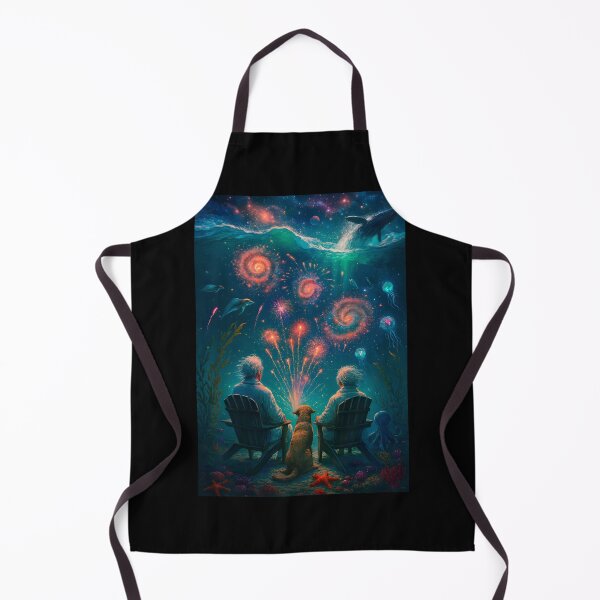 Item preview, Submergence Fireworks– Eternal Love Beneath A Surreal Cosmic Ocean designed and sold by WilderRoads.