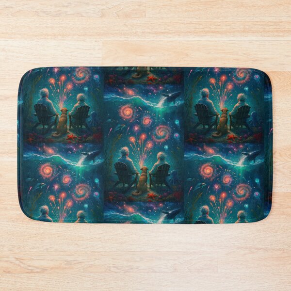 Item preview, Submergence Fireworks– Eternal Love Beneath A Surreal Cosmic Ocean designed and sold by WilderRoads.
