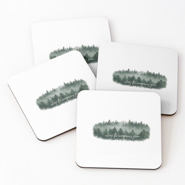 Item preview, Misty Evergreens designed and sold by SaltwindApparel.