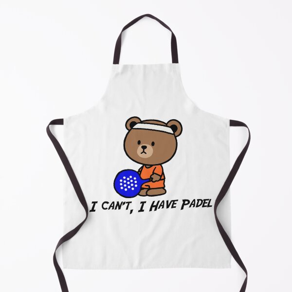 Item preview, I can't. I Have Padel Cute Bear designed and sold by TeddybearClub.