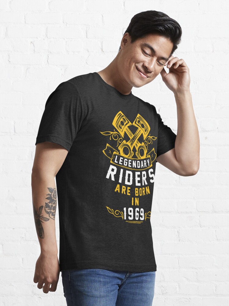 Thumbnail 3 of 7, Essential T-Shirt, Legendary Riders Are Born In 1969 designed and sold by wantneedlove.