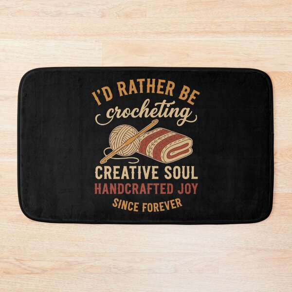 Item preview, Id Rather Be Crocheting Creative Soul Crochet designed and sold by LuminOrb.