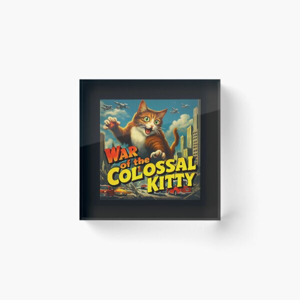 Item preview, WAR of the COLOSSAL KITTY designed and sold by Cats and Other Things.