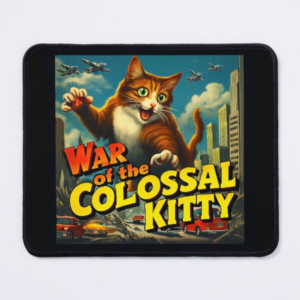 Item preview, WAR of the COLOSSAL KITTY designed and sold by Cats and Other Things.