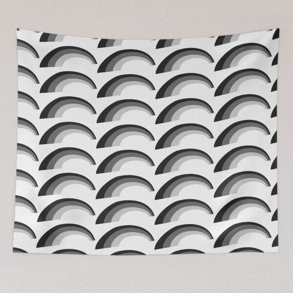 Item preview, Rainbow Greyscale designed and sold by HarveyHandcraftsandDesigns.