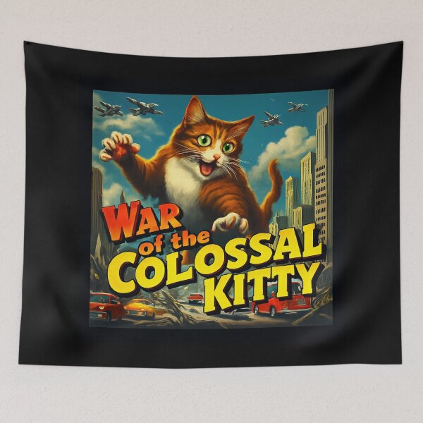 Item preview, WAR of the COLOSSAL KITTY designed and sold by Cats and Other Things.