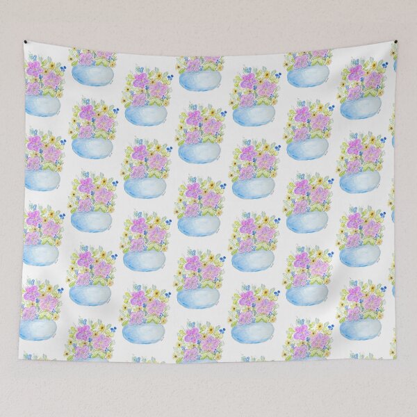 Item preview, Watercolour Vase of Flowers designed and sold by shannondoucette.