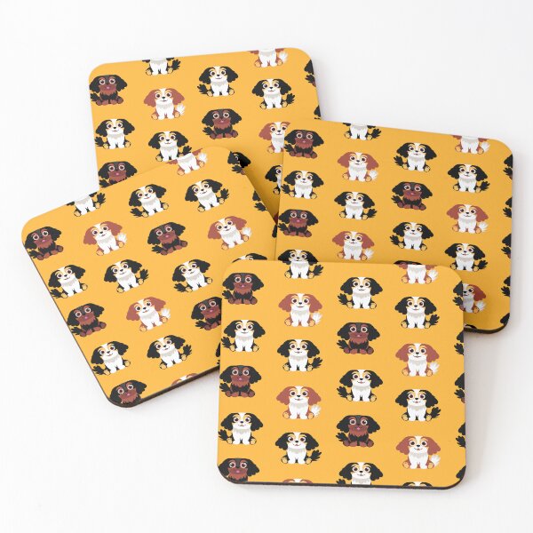 Item preview, Cavalier King Charles Spaniel Dogs designed and sold by AntiqueImages.