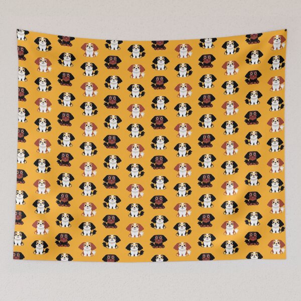 Item preview, Cavalier King Charles Spaniel Dogs designed and sold by AntiqueImages.