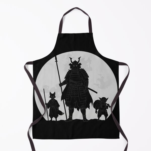 Item preview, Samurai Shadow Guardians – Dark Fantasy Moon Silhouette Art designed and sold by YYoYY.