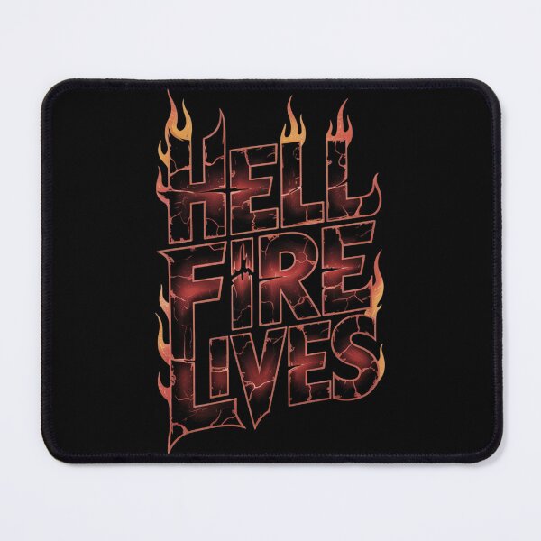 Item preview, HELLFIRE LIVES – Vintage Metal Flame designed and sold by RedWhiteTees.