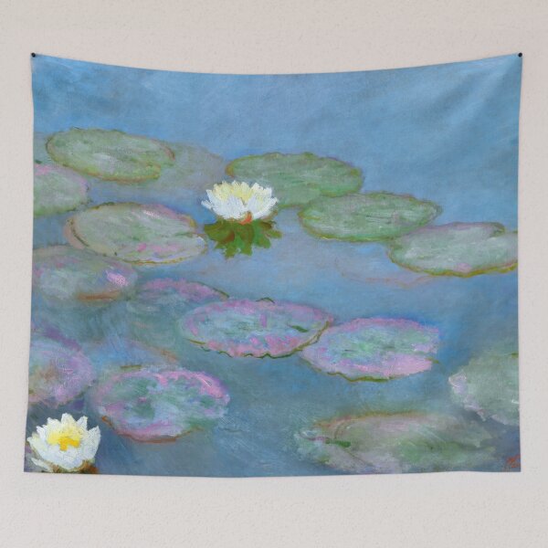 Item preview, Nympheas by Claude Monet: Tranquil Water Lily Pond Fine Art Print designed and sold by artofuniverse.