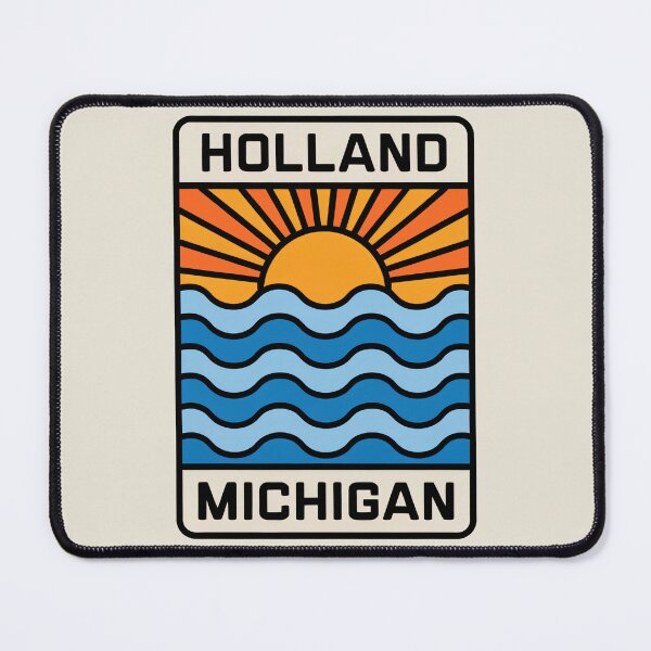Item preview, Holland Michigan - Sunset Card Design designed and sold by TheOldMittenIllustrated.