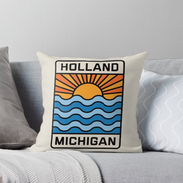 Item preview, Holland Michigan - Sunset Card Design designed and sold by TheOldMittenIllustrated.